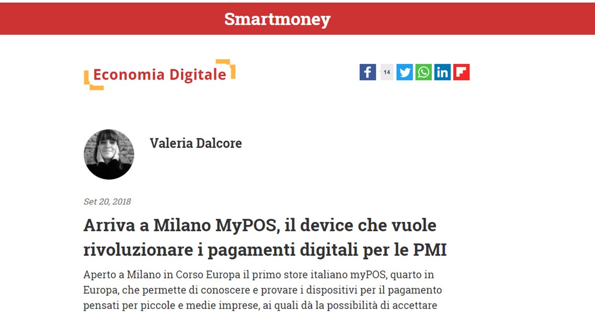 Arriva a Milano MyPOS, il device che vuole rivoluzionare i pagamenti digitali per le PMI