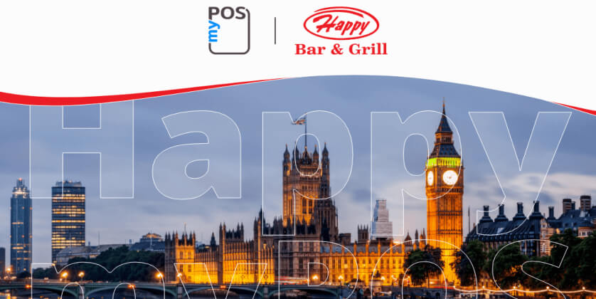 myPOS partnership with Happy Bar & Grill