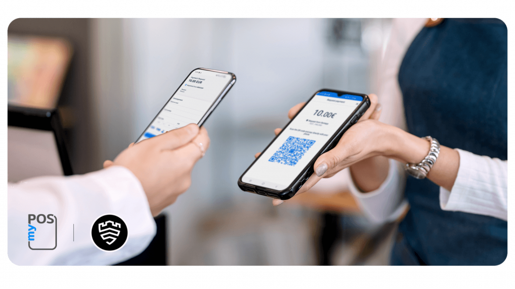 Accepting contactless payments with a phone with myPOS Glass
