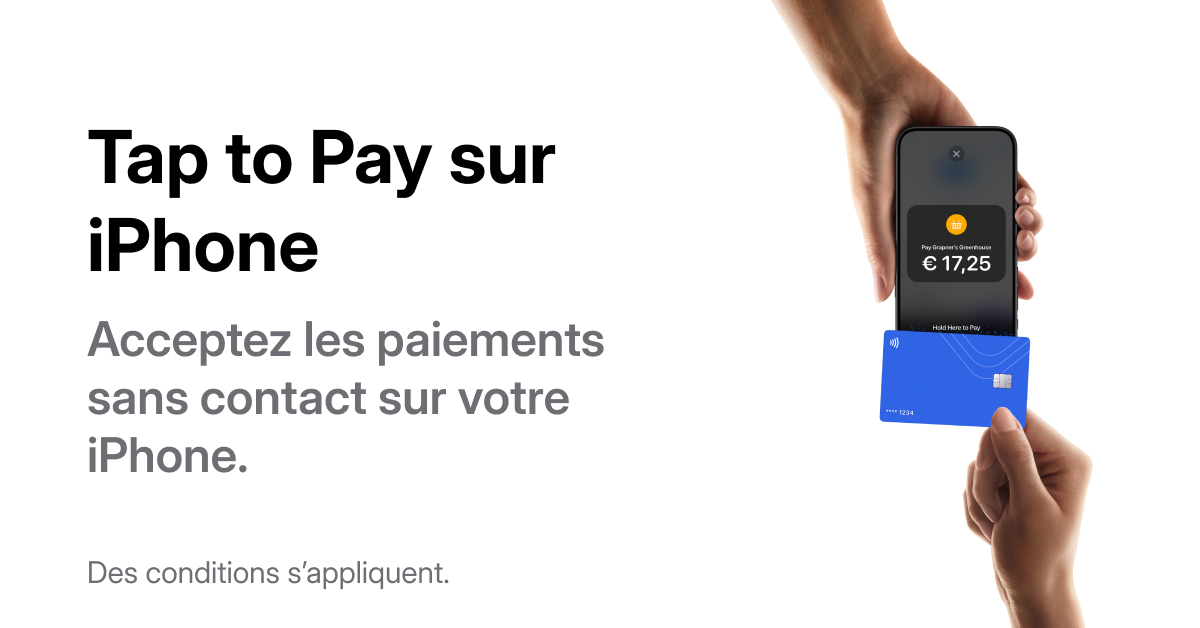 myPOS lance Tap to Pay sur iPhone en Belgique