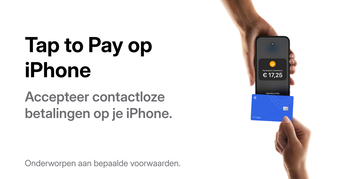 myPOS lance Tap to Pay sur iPhone en Belgique.